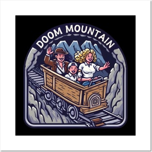 Doom Mountain Roller Coaster - Funny Posters and Art